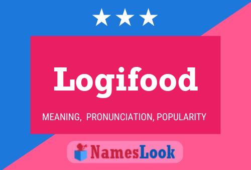 Logifood Name Poster