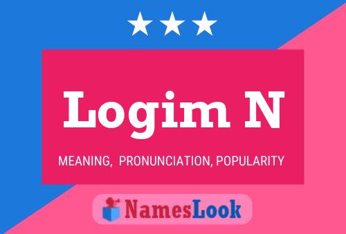 Logim N Name Poster