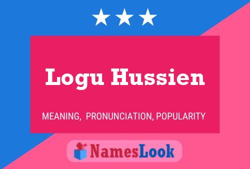 Logu Hussien Name Poster