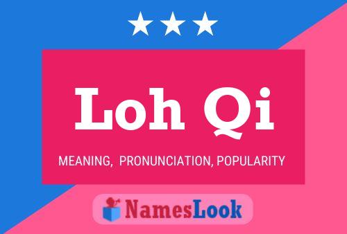 Loh Qi Name Poster