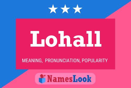 Lohall Name Poster