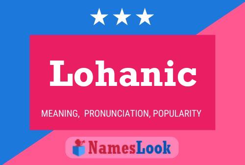 Lohanic Name Poster