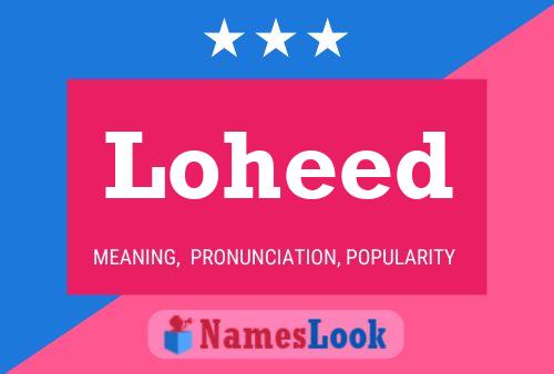 Loheed Name Poster