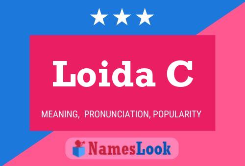 Loida C Name Poster