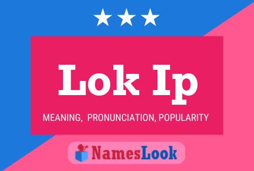 Lok Ip Name Poster