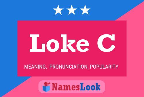 Loke C Name Poster