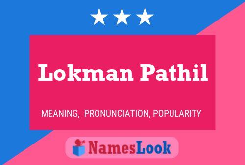 Lokman Pathil Name Poster