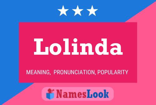 Lolinda Name Poster