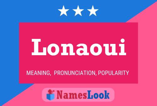 Lonaoui Name Poster