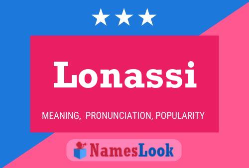 Lonassi Name Poster