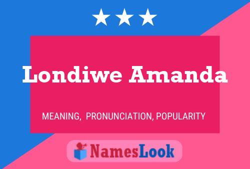 Londiwe Amanda Name Poster