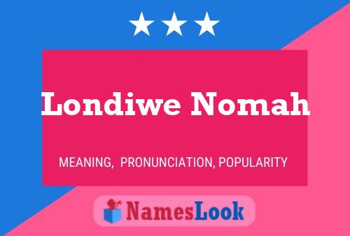 Londiwe Nomah Name Poster