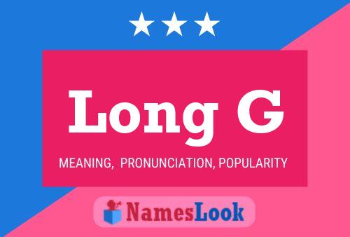 Long G Name Poster