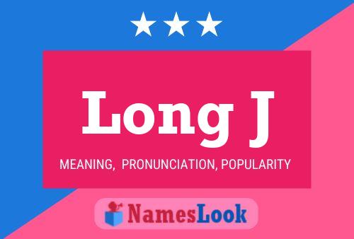 Long J Name Poster