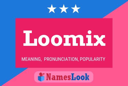 Loomix Name Poster