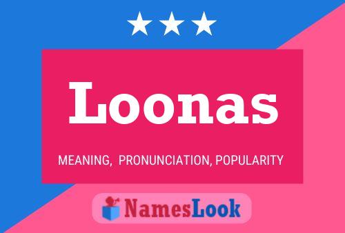 Loonas Name Poster