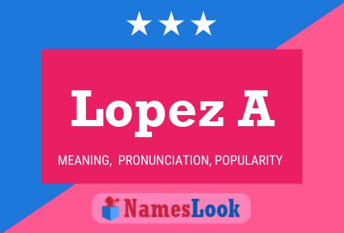 Lopez A Name Poster