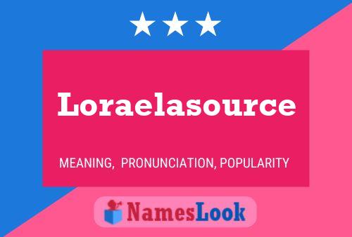 Loraelasource Name Poster