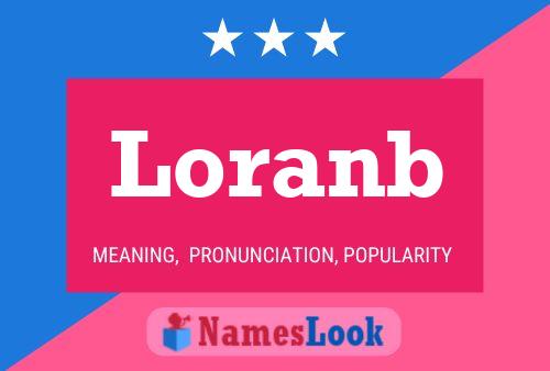 Loranb Name Poster