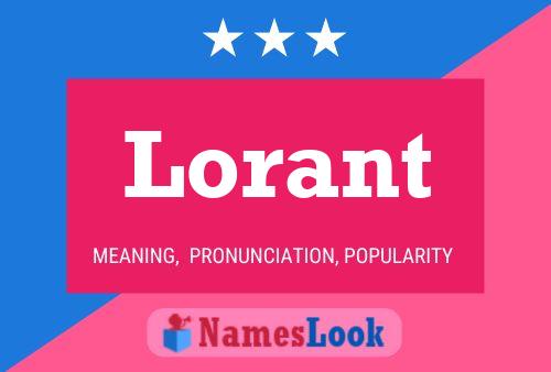 Lorant Name Poster