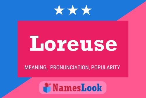 Loreuse Name Poster