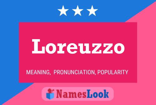 Loreuzzo Name Poster