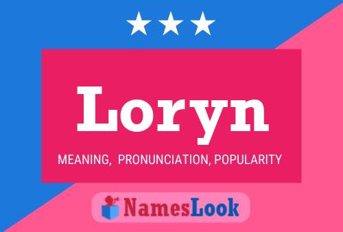 Loryn Name Poster