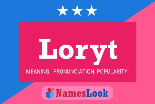 Loryt Name Poster