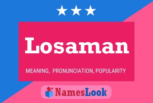 Losaman Name Poster