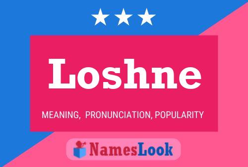 Loshne Name Poster