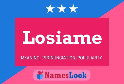 Losiame Name Poster