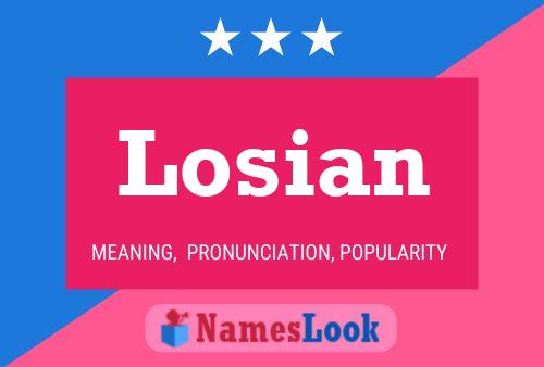 Losian Name Poster