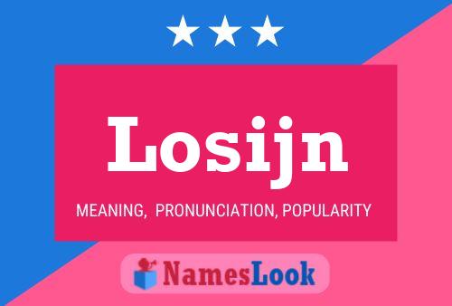 Losijn Name Poster