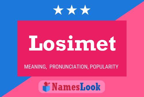 Losimet Name Poster