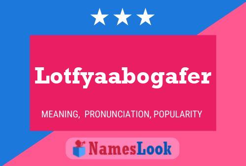 Lotfyaabogafer Name Poster