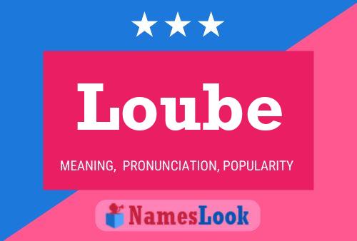 Loube Name Poster