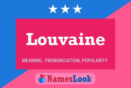 Louvaine Name Poster