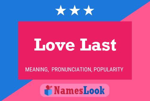 Love Last Name Poster