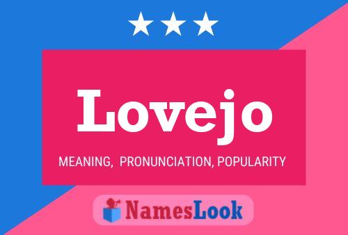 Lovejo Name Poster