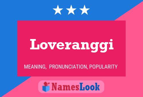 Loveranggi Name Poster