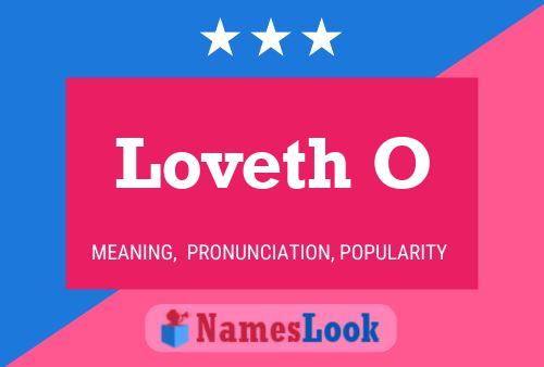 Loveth O Name Poster