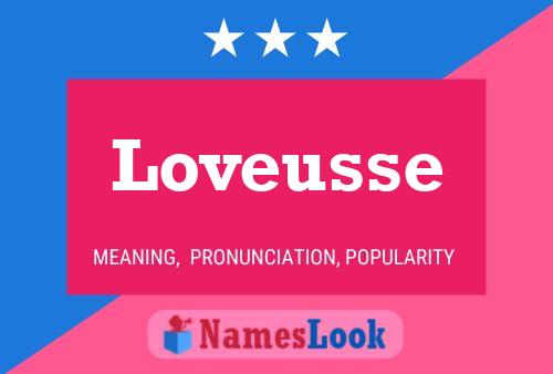 Loveusse Name Poster