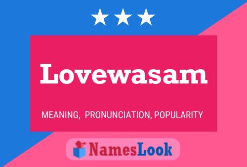 Lovewasam Name Poster