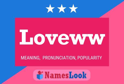 Loveww Name Poster