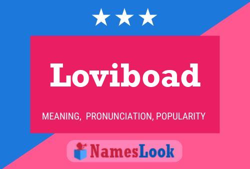 Loviboad Name Poster