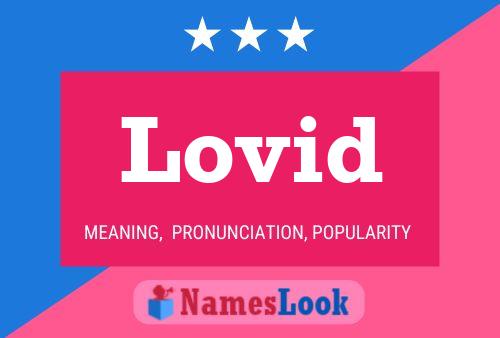 Lovid Name Poster