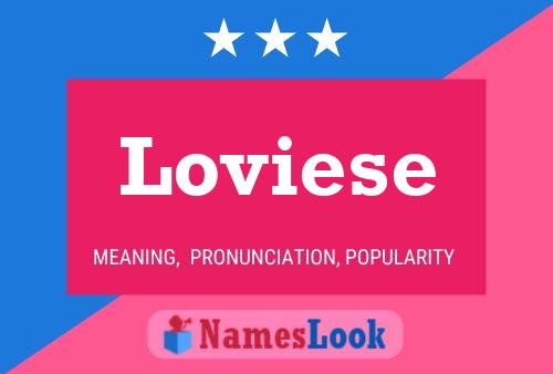 Loviese Name Poster