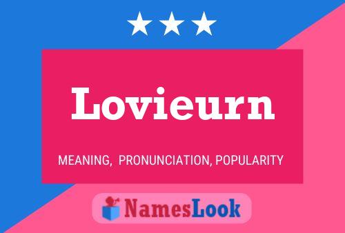 Lovieurn Name Poster