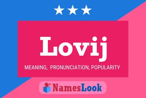 Lovij Name Poster