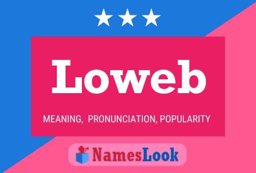 Loweb Name Poster